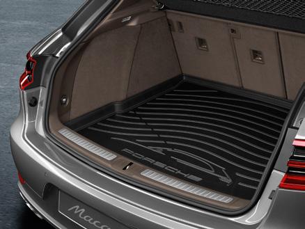 Cargo liner with variable organiser system Practical and robust protective liner with rearrangable partitioning elements and lid for keeping stored items tidy and secure.