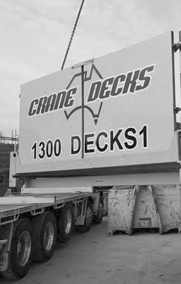 CRANE DECKS CRANE DECKS Loading Platforms for Construction projects Australia Wide If you need a materials handling solution for your multi storey and high rise projects, look no further than CRANE