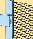 Width of Material thickness (d) Mesh Size (a x b) 62 x 28 mm Width of : 5,5 mm* Material thickness (d): 3,0mm * (3,0 mm in separating wall) Run Channels Double run
