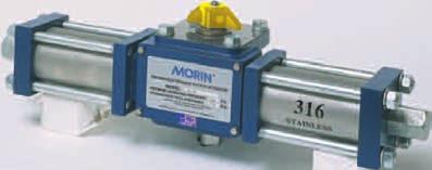 Morin offers both symmetrical and canted yoke designs to allow suiting the output torque profile to the valve for more efficient and economic operation.