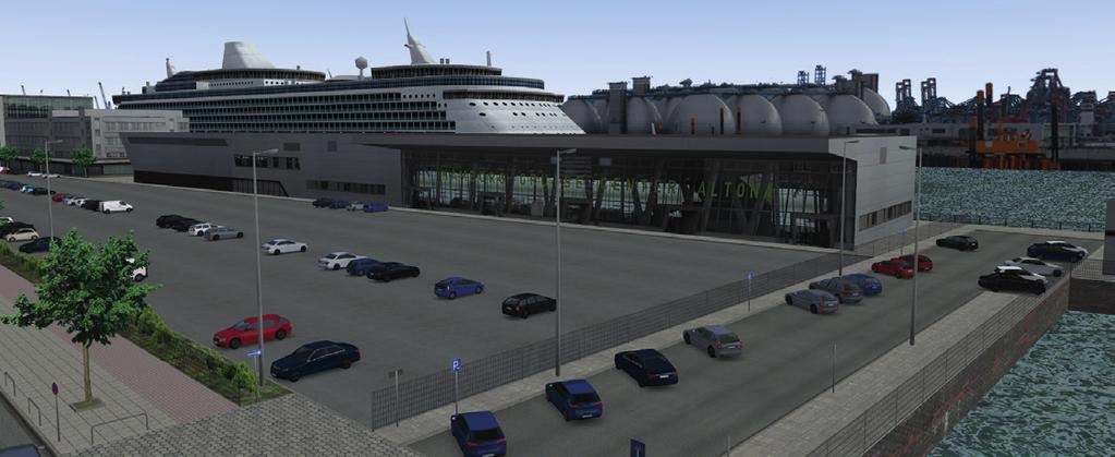 HafenCity Hamburg modern Cruise Center Altona The Cruise Center 2 in Altona is located next to the bus route 111.