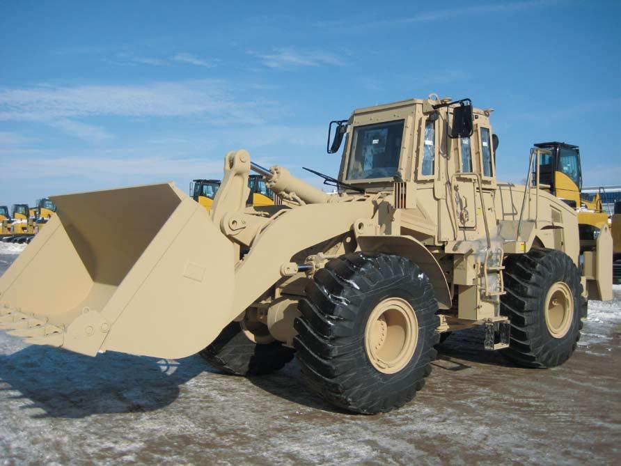 OPERATOR SAFETY/COMFORT The Cat 966H Tested, Proven, and Reliable Mission Capable Crew Protection Kit.