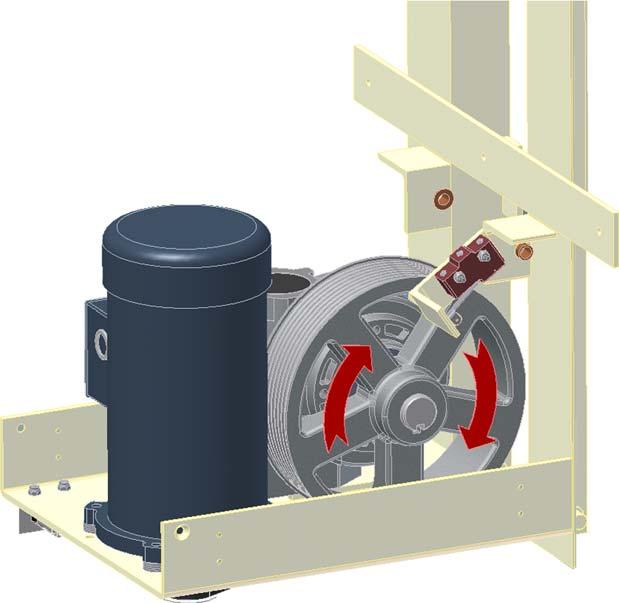 Wind the Steel Cable onto the Cable Drum Run lift in the up direction (using