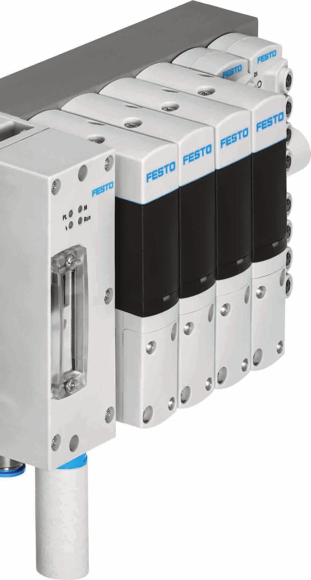 Input module Up to 16 analogue or digital inputs for direct control applications such as Soft Stop. The necessary data is recorded and transmitted by sensors mounted directly on the actuator.