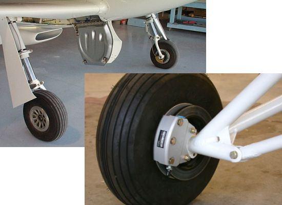 Wheel brakes used on a typical light airplane However, the advent of the jet engine ushered in a new era of much larger and faster aircraft for both the military and airline operations.