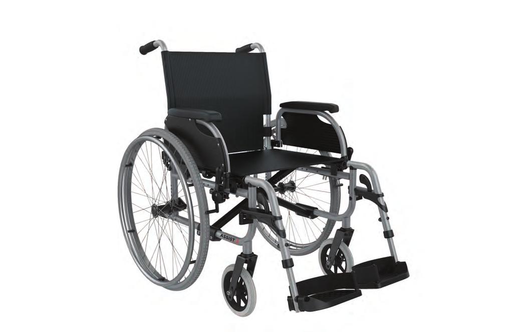 The Aspire ASSIST WARD Vinyl wheelchair has all the features of the ASSIST, but with durable hospital grade vinyl, suitable for the hospital & clinic environment.