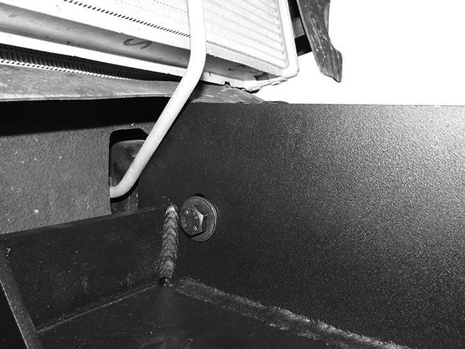 Driver/left side of Winch Tray (Fig 8) Attach