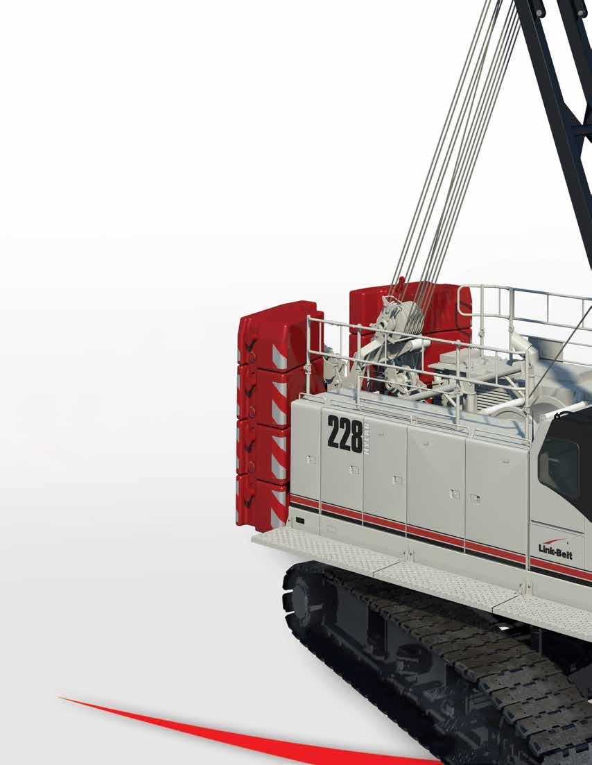 130 ton (117.9 mt) Lattice Boom Crawler Crane Heavy-duty power for the most demanding jobs Robust engine with total horsepower control provides unbeatable line speeds under load.