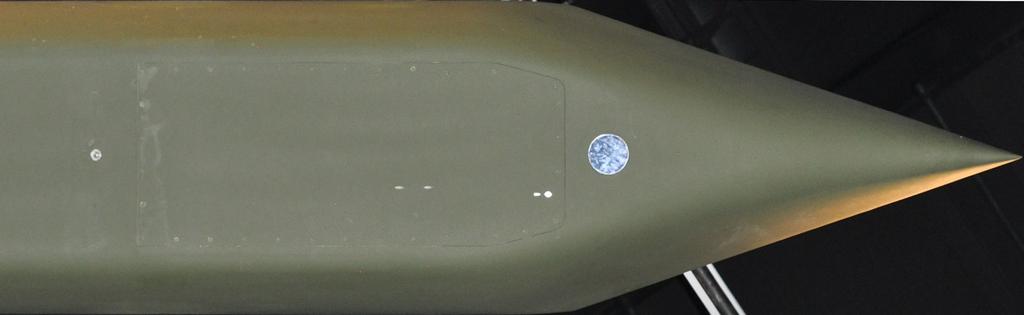 Hatch on the underside matched the geometry of the W-80 nuclear device, and is likely how it