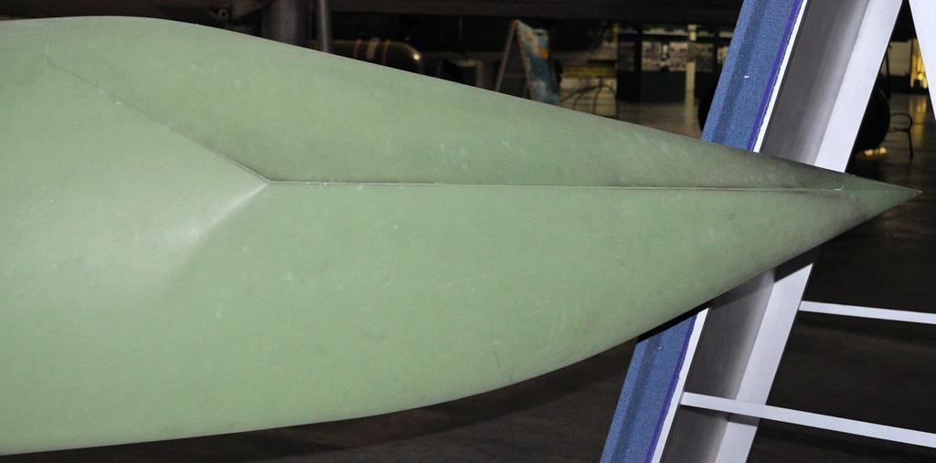 Side view of nose of the SAASM AGM-129A