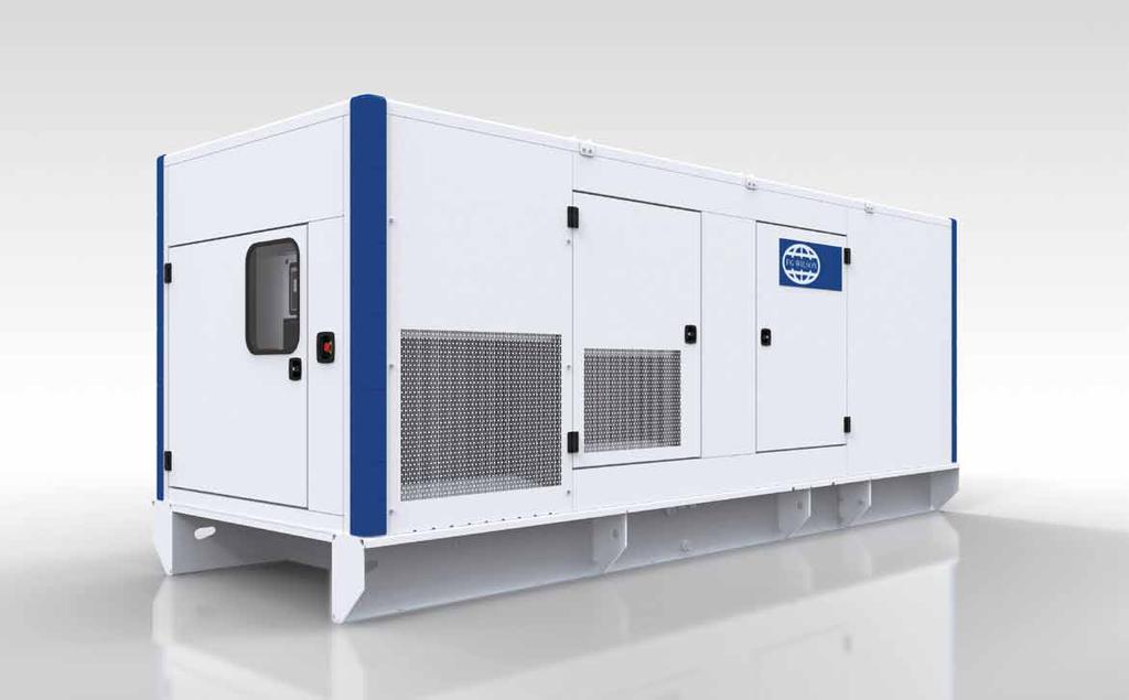 The enclosed generator set range is designed to offer maximum protection from the elements.