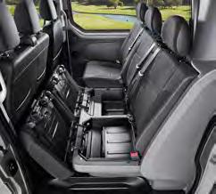 Comfort and safety. Twice the seats, twice the van. 3. 1. 2. 4.