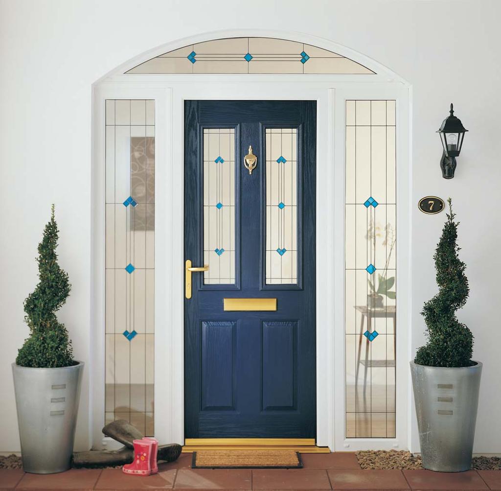 Colour and Glass Options Door Colour Choice Doors are white inside and coloured outside, and mounted on white outerframe as