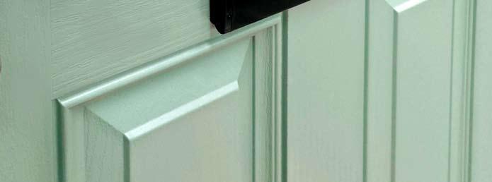 Personalise your door with an authentic colour finish and stylish decorative glass option.