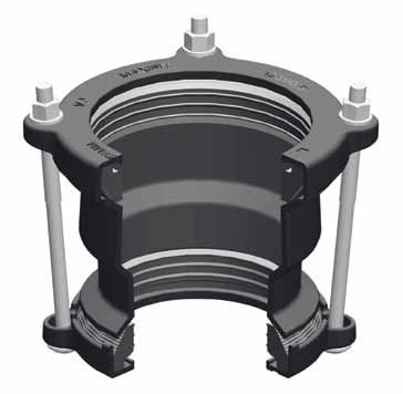 Excellent Repair Product MaxiStep reducing couplings are designed to provide transitions between pipes of different nominal bores simplifying installations when repairing old pipe with new.