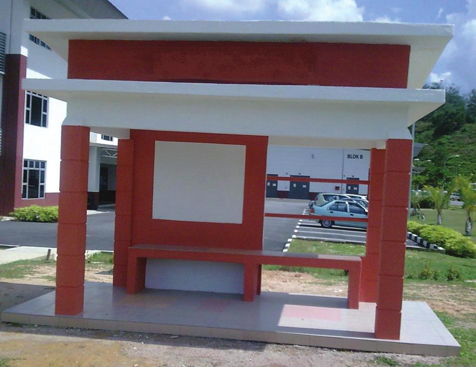 Development of a Stand-alone Solar Powered Bus Stop The UTeM bus stop structure encompassed several features.