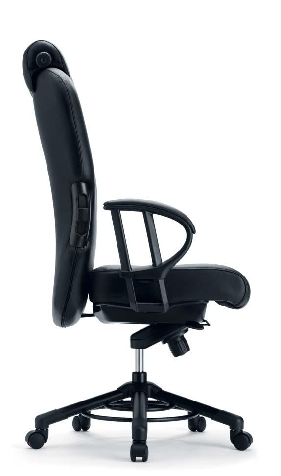 Models O665 The XXXL-series offers weighty personalities an office chair that fits.