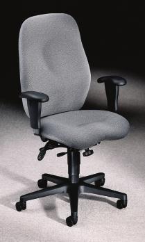 HON 7800 teel eating eries Adjustable height arms Back height adjustment Deeply contoured foam supports the body High-back design Fully-upholstered outer back Multi-layer molded foam padding for