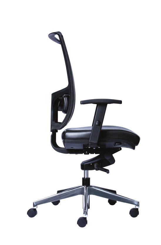 COMFORTABLE, ERGONOMIC SUPPORT FOR BUSINESS AND HOME OFFICE SEATING REQUIREMENTS. These sleek executive chairs have upholstered, curved seats that ensure hours of comfort.