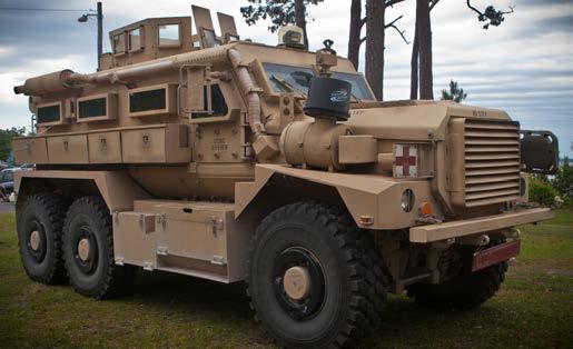 These vehicles were designed under the Mine-Resistant Ambush Protected (MRAP) umbrella to meet requirements identified during Operation Iraqi Freedom (OIF) and Operation Enduring