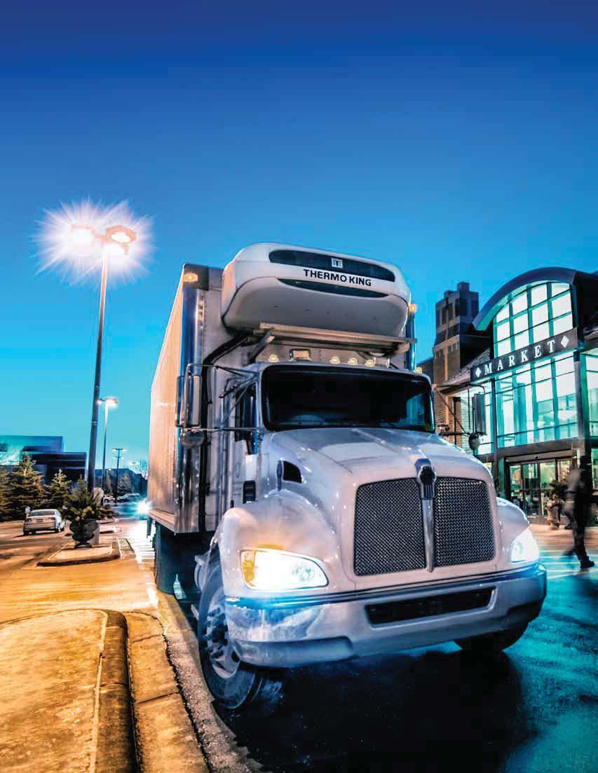 MEET THE NEW T-80 SERIES In designing the new T-80 Series of transport refrigeration units for straight trucks, compliance with the latest emissions requirements was just the beginning.