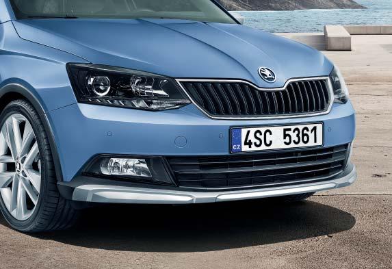 The FABIA COMBI SCOUTLINE is a car dressed for adventure.