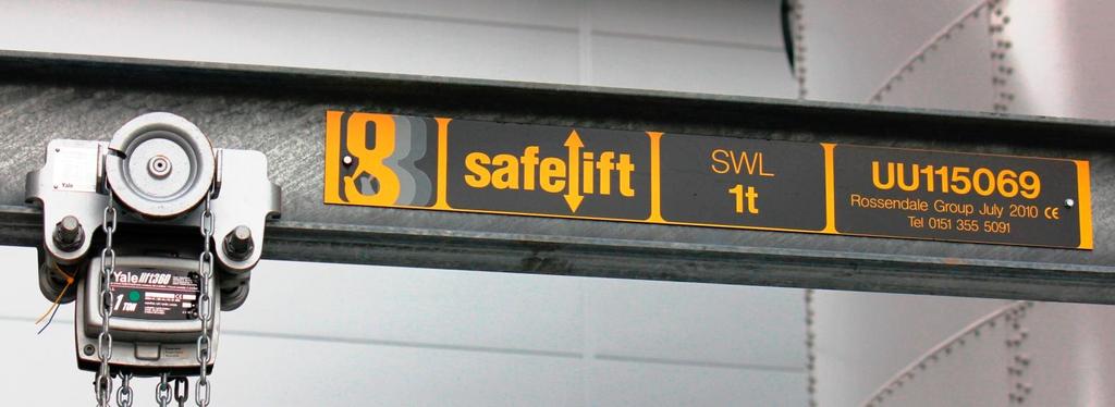 Storage Documents SWL When not in use, hoists on Safelift overhead runway beams and rolling beam cranes should be parked safely, with the pendant or radio control device safely out of access to