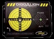 ACCESSORIES DIGGALIGN - INCLINOMETER AUGER/PIER ALIGNMENT SYSTEM INDICATES WHEN THE AUGER OR PIER IS STRAIGHT The New Diggalign Inclinometer was developed for contractors where accuracy is key.