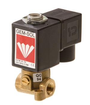 Pressure control pilot for 2 valves contains a bushing with hole (hex retainer painted gray) 2798-00.