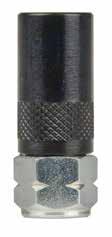 GREASE ACCESSORIES SUPERGRIP HIGH PRESSURE GREASE COUPLER KY FEATURES Pressures up to 827BAR / 82,737kPa (12,000psi) ⅛ NPT (F) Inlet Easy to use, snap on and twist and pull off Superior jaw design to