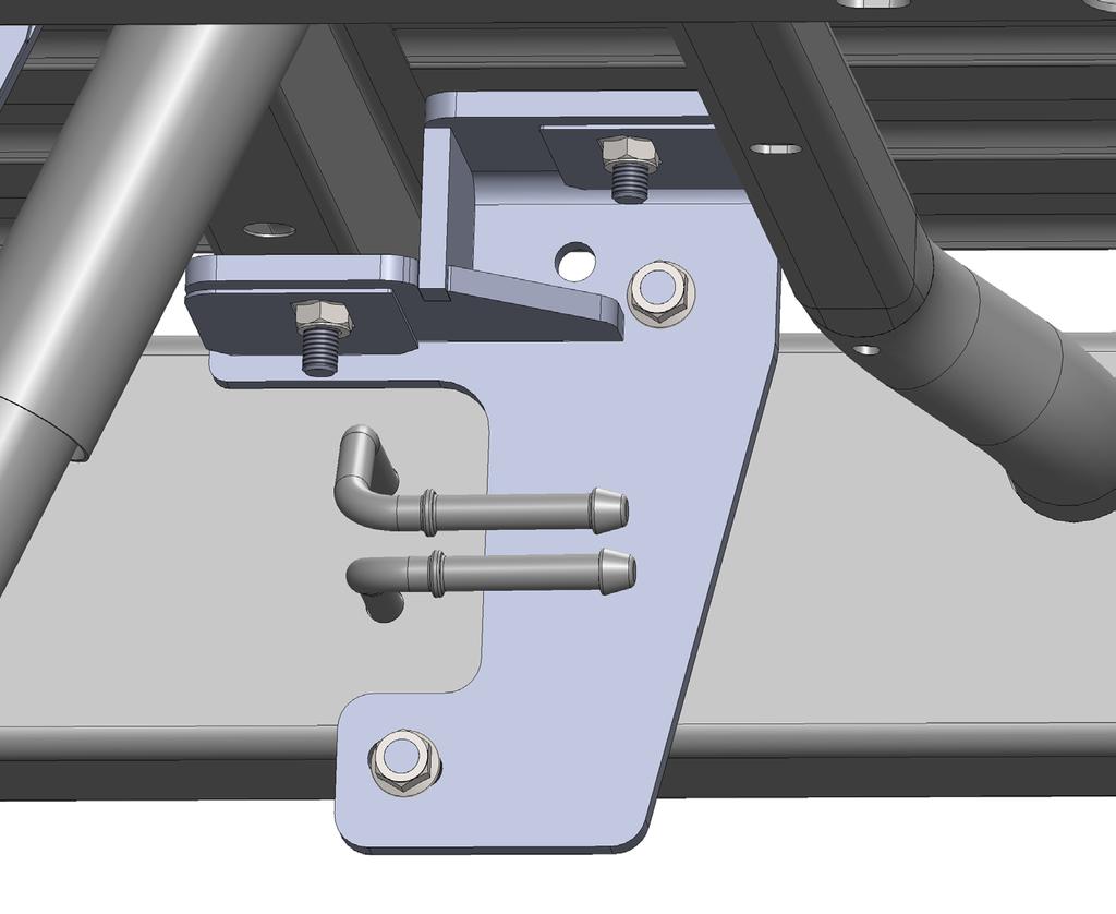 INSTALLATION PART 1 BRACKET PLACEMENT & BED HOLE LOCATIONS Since most truck beds are not installed square to the frame or are the same distance from the back of the cab, the installer will need to