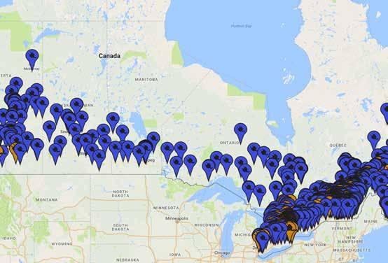 CHARGE AT ONE OF CANADA S 4,000+ STATIONS AT 3,000+ LOCATIONS Level 2 Level 3 Top-up your EV while shopping or dining Fully charge your EV in 20-40 minutes PUBLIC CHARGING STATIONS ONTARIO S