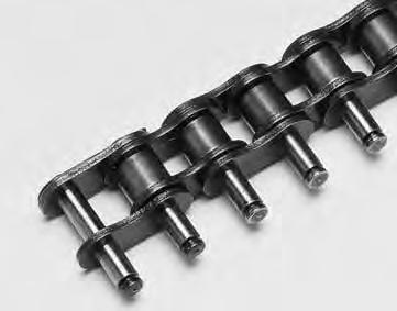 Renold Roller Chain I 11 Extended Bearing Pins European (BS) Standard / ISO 606 Extended pin + circlip groove (type C) Unit assemblies m k j No163 Outer link No165 Connecting link - spring clip No164