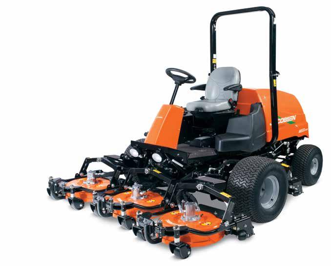CONTOUR ROTARY MOWERS 12 JACOBSEN AR522TM 5-GANG CONTOUR ROTARY MOWER ALLOWS YOU TO GLIDE OVER CONTOURS AND CLIMB HILLS WITH EASE. GLIDE OVER CONTOURS AND HILLS Five, fully floating 22 in.