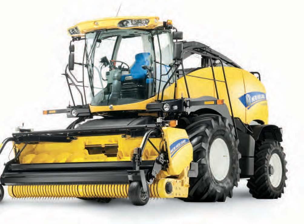 ULTIMATE CAPACITY New Holland knows that throughput is king where forage harvesters are concerned and that owners dream in tons per hour.