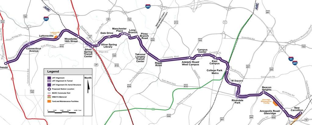 What are the benefits of the Purple Line?