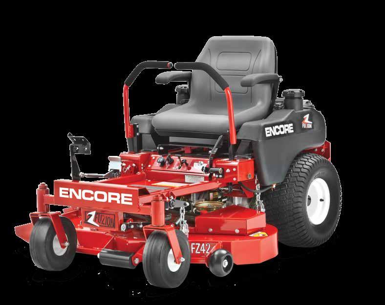 The Fuzion blends the tough durability and professional quality of a commercial mower with the affordability of a homeowner machine.