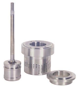 7 Anti-Cavitation and Low Noise Trims Drilled-Hole-Cage/ 8H The 8H Drilled-Hole-Cage trim provides