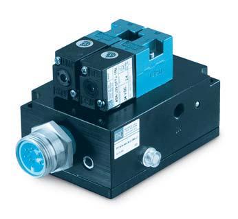Proportional pressure controller Series PPC45B Port size Flow (Max) (Cv/Nl/min) Individual mounting Series 1/8 0.25/250 covered analog base mount OPERATIONAL BENEFITS 1.