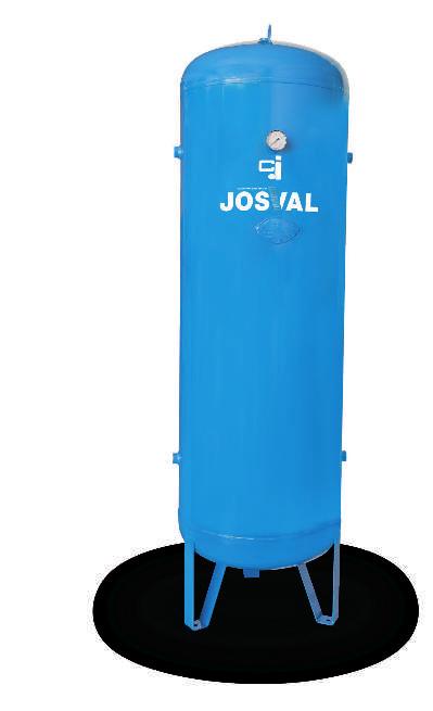 68 \ COMpRESORES JOSVAL TANKS All our horizontal and standard vertical tanks are equipped with a pressure gauge, safety valve and drain cock included in the price.