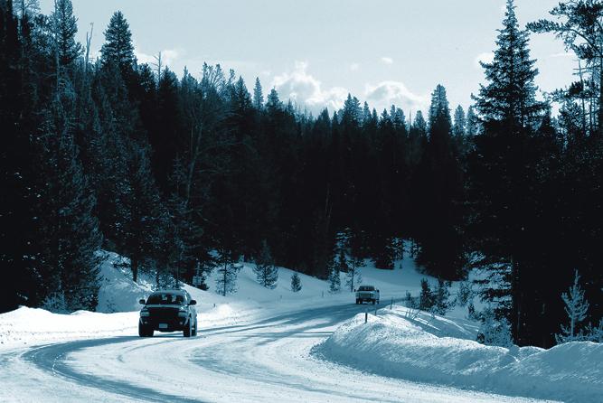 Tips for driving in wintertime Wyoming Conditions on Wyoming highways can become slick, icy and treacherous quickly when a winter storm hits.