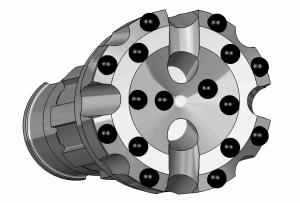 Concave Face Design Convex Face Design Flat Face Design Oilfield Face Design Choosing a Downhole Drill Bit Concave Face - For medium soft to medium hard rock conditions in consolidated ground