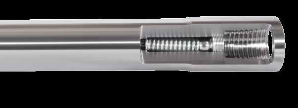 QUICK CONNECTS A starter rod with check valve reduces the chance of plugging due to downhole pressure. DID YOU KNOW?