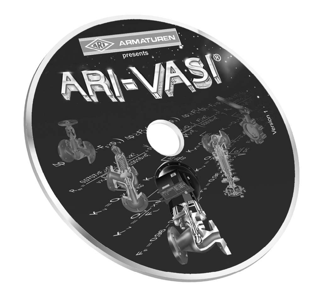 ARI-VASI - VAlve SIzing-Program Contents of ARI-VASI (Program part Safety valves ) - Sizing Calculation of valve-size with given capacity.