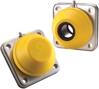 US CS-R COMPONENTS Housing in reinforced polyamide (Housing in reinforced polypropylene available on request). Adjustable chrome steel or stainless steel ball bearing, pre-lubricated.
