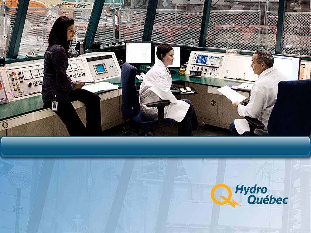 Hydro-Québec Research Institute JETRO McGill University June 20, 2013 Charles