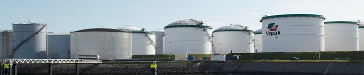 Methanol can be stored in tanks