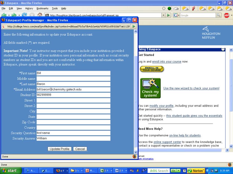 Eduspace: Add GT # Eduspace: Example Page REALLY, REALLY IMPORTANT!