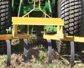 Heavy angle iron frame Six heat-treated replaceable cultivator tines Category 1 hitch pins Long-lasting, UV