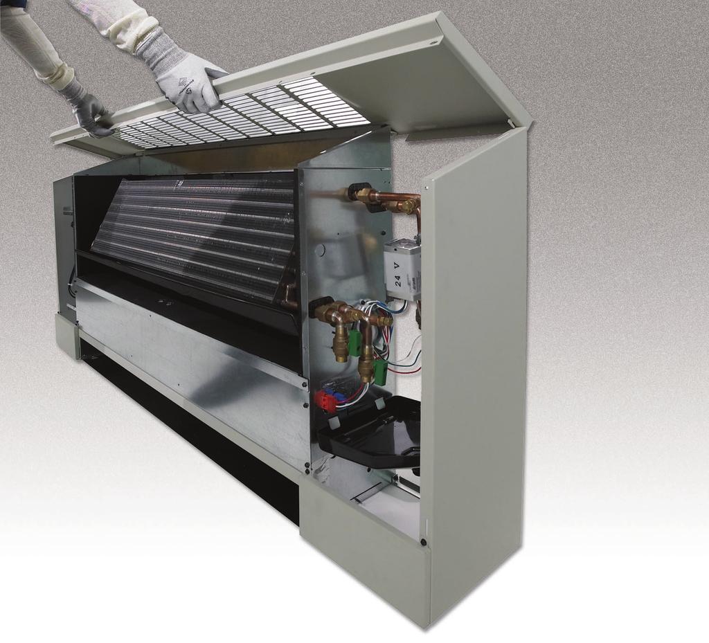 RBV Series: R BV C / R B VS / R B V R C ON S TR U C TION FEATURES Lid Removal Top panel is removable from fan coil without